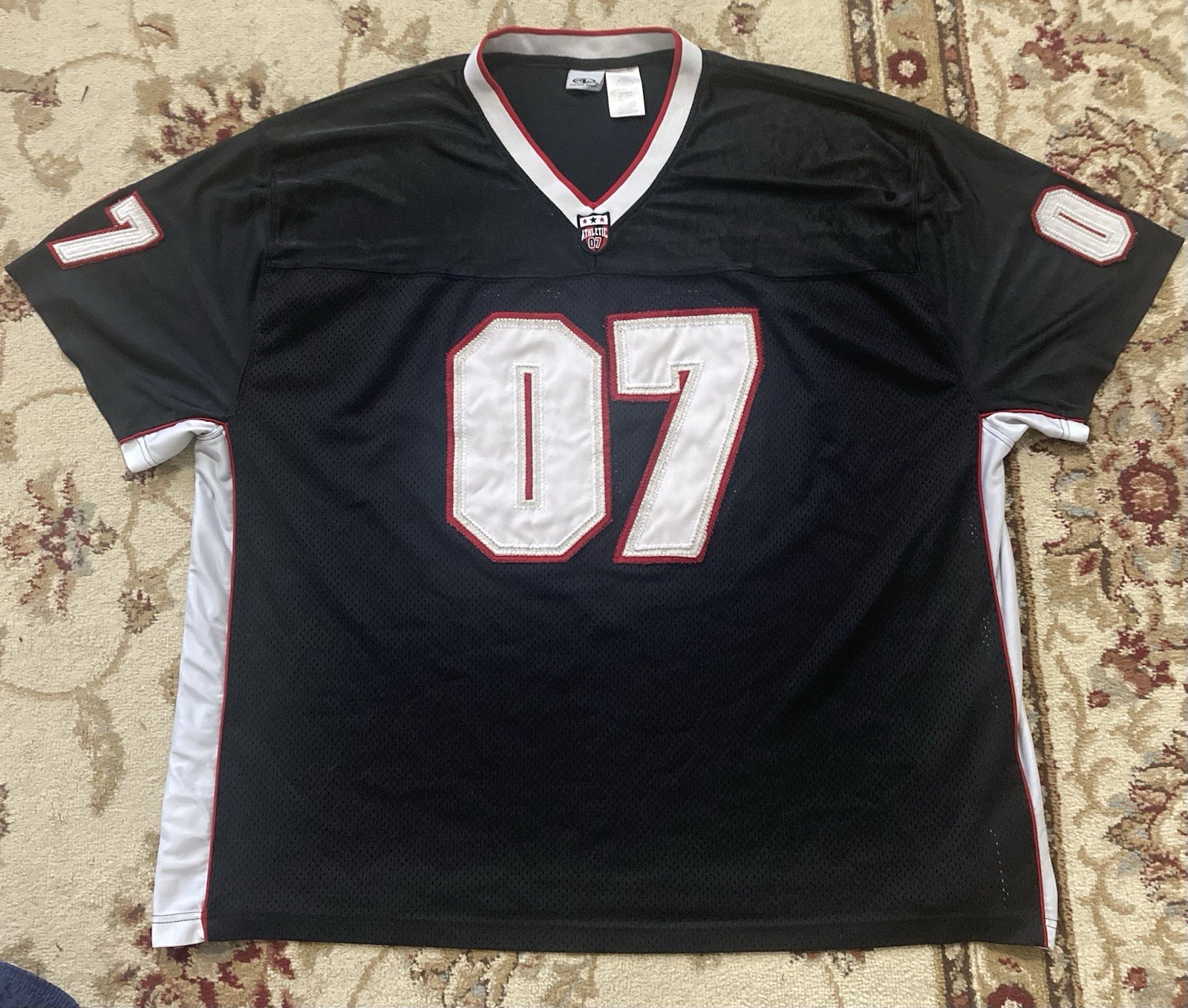 Vintage Athletic Works Vneck jersey size 3XL gallery