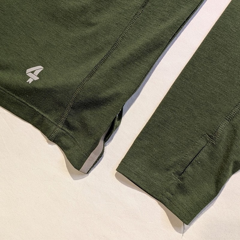 Peloton Fourlaps Pullover Mens Medium Olive Green Quarter Zip Long Sleeve gallery