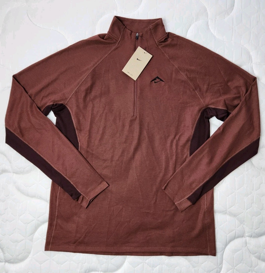Nike Trail Men's Dri-FIT 1/2-Zip Mid Layer Top FV9994-218 Size Medium New gallery
