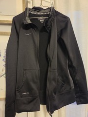 Nike Therma-FIT Men’s Full Zip Mock Neck Jacket w/ Pockets Black M