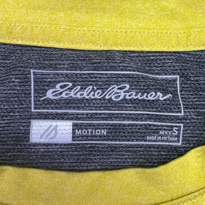 Eddie Bauer Men's Motion FreeCool Pro Performance T-Shirt Small Yellow gallery