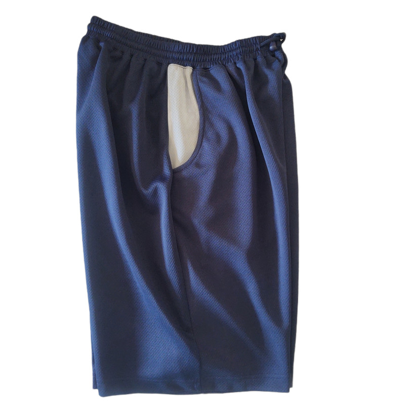 New Vintage Men 2-Piece Active Jersey Tracksuit Shirt & Short, Blue Medium-XXXL gallery