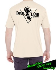 Dixie Land Outdoors Bowhunting bowhunter Microfiber Performance T-shirt deer