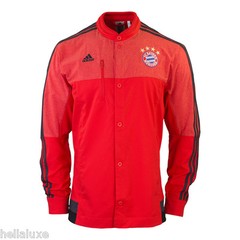 Adidas BAYERN MUNICH ANTHEM Track jersey top Soccer sweat shirt Jacket Men sz XL