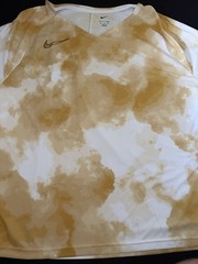 2024 Nike Pro Elite Shirt White Yellow Gold Rare Made USA Men Sz 4XL FD5790-711