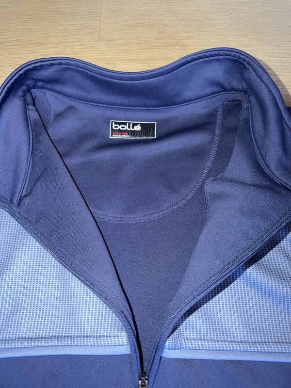 Bolle Golf Men’s 1/4 Zip Pullover Size 2XL XXL Colorblock Blue Performance Bollé gallery
