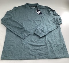 M Maelreg Men’s Long Sleeve Lightweight Performance Aqua Heather Size M