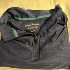 Tommy Bahama Palm Coast IslandZone Half-Zip Pullover Mens XL style 212-ST225596