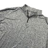 Real Essentials 3X Long Sleeve Gray 1/4 Zip Mens Activewear Shirt gallery