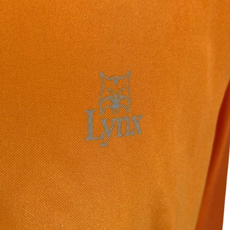Lynx Golf Collection Mens 2XL 1/2 Quarter Zip Pullover Orange Yellow Gradient gallery