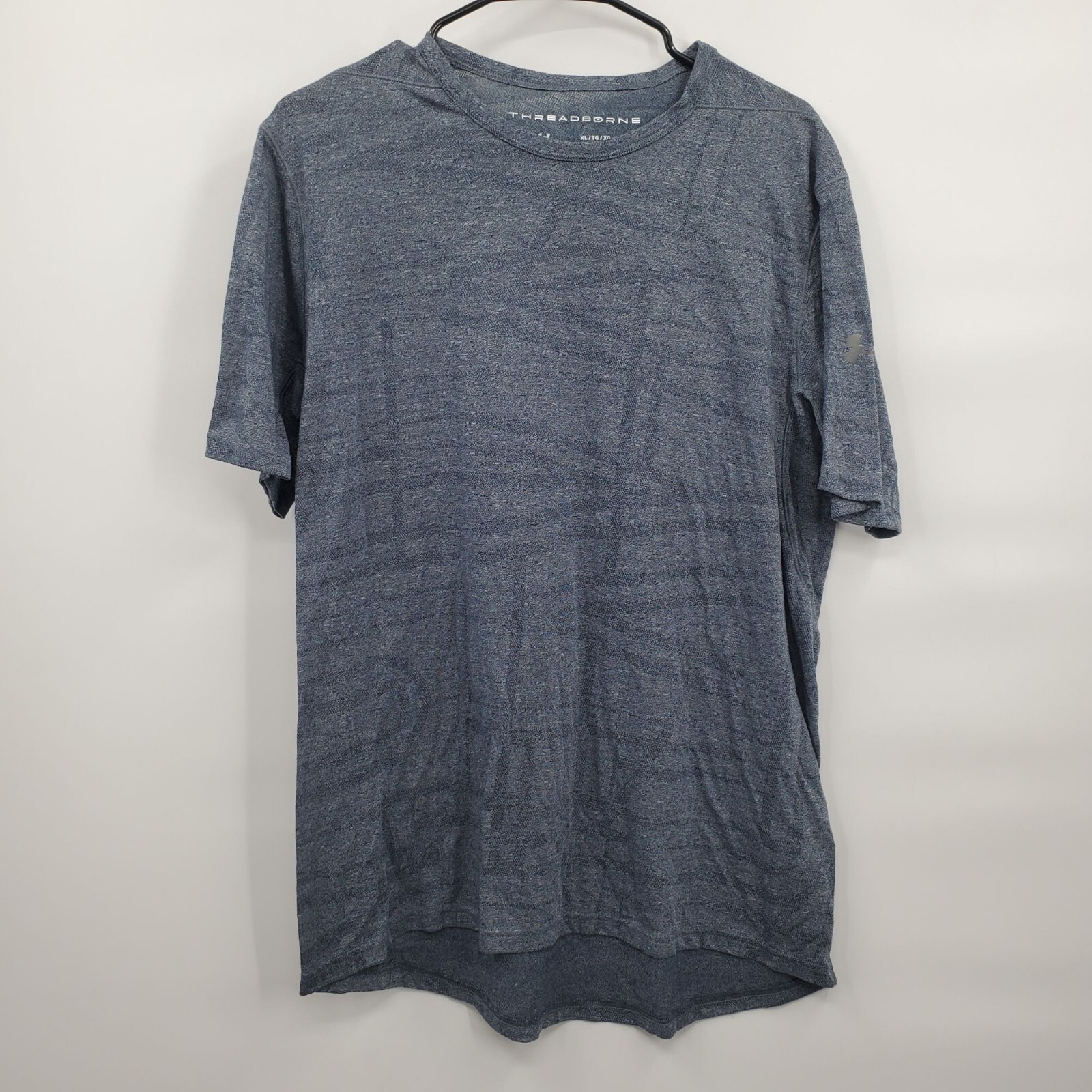 Under Armour Threadborne Fitted Headgear Shirt Top Men Size XL Short Sleeve gallery