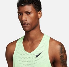 Nike XXL ADV DRI-FIT AeroSwift Running Tank Singlet FN4231-376 Vapor Green NWT