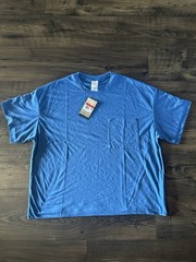 Nike Sportswear Tech Pack Dri-Fit Pocket T-Shirt Blue FB7392-402 Mens Size Large