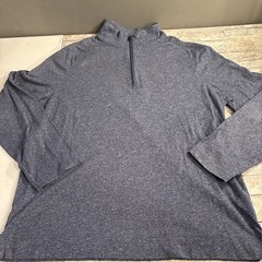 Banana Republic Men’s Blue 1/4 Zip Athletic Shirt Large Quick Dry