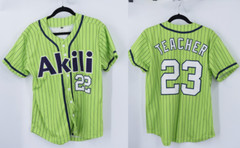 AKILI #22 Baseball Jersey – Teacher #23 – Mens Small