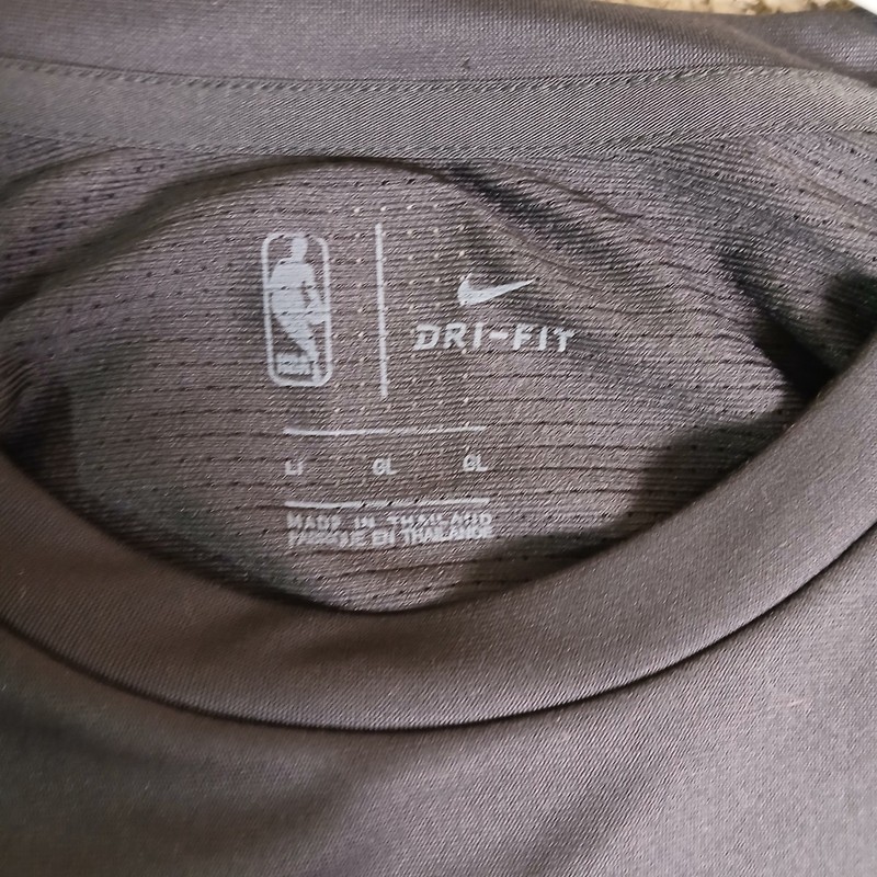 Nike Atlanta Hawks NBA Dri-FIT Long Sleeve Shooting Shirt Mens Large Tall Black gallery