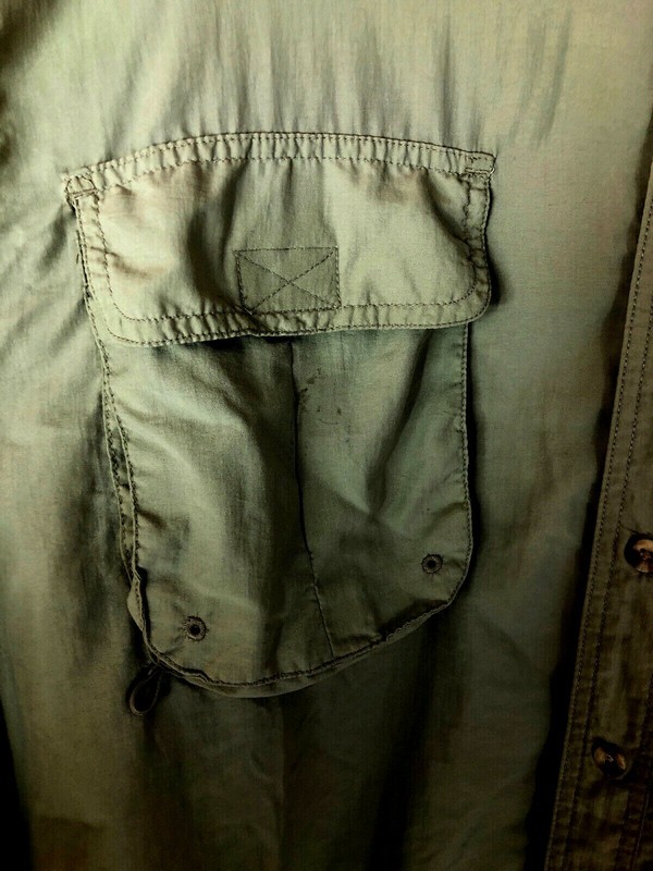 All American Fisherman Mens Button Down Vented Fishing Shirt Sz 2XL 50-52 gallery