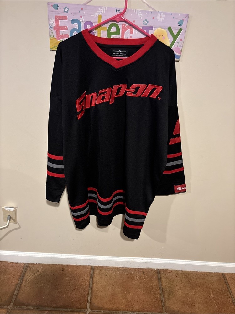 Vintage Snap On Tools Hockey Jersey V Neck Rare Limited 2009 XL New W/Out Tags