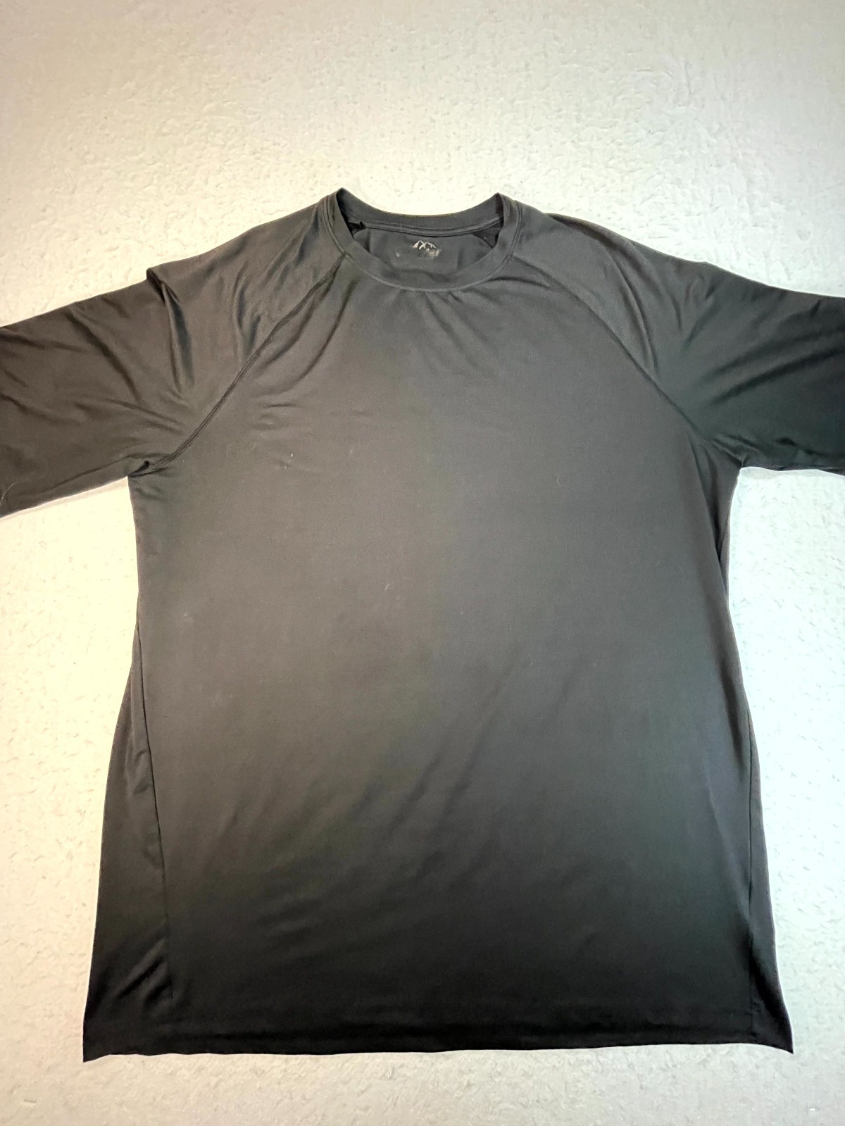 Glacier Performance Shirt Mens XLT Black Stretch Raglan Sleeve Athletic Workout gallery