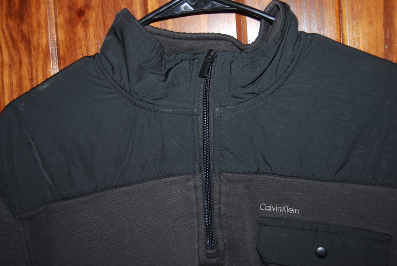 Calvin Klein Mens Performance Lightweight 1/4 Zip Long Sleeve Pullover Black XL gallery