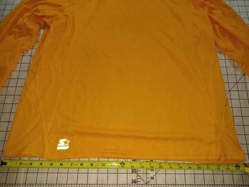 Men's Yellow Starter Dri-Star Long Sleeve Athletic Shirt Size XL gallery