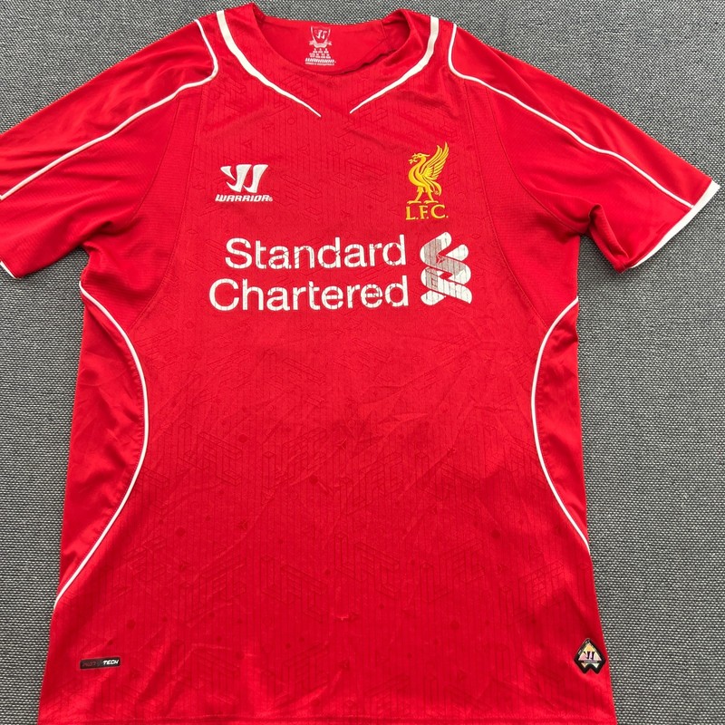 Liverpool FC 2014 2015 Home Sakho #17 Football Jersey Mens Small Warrior Adult gallery