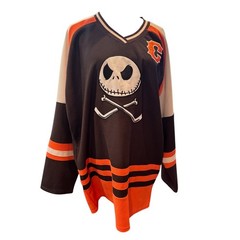 Disney BoxLunch Jack Skellington Nightmare Before Christmas Hockey Jersey XL