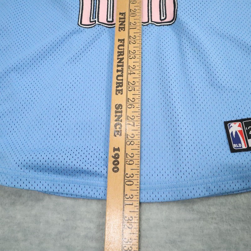 Rolling Loud Miami 22 Basketball Jersey Mens XL Blue Pink Mesh Hip Hop Festival gallery