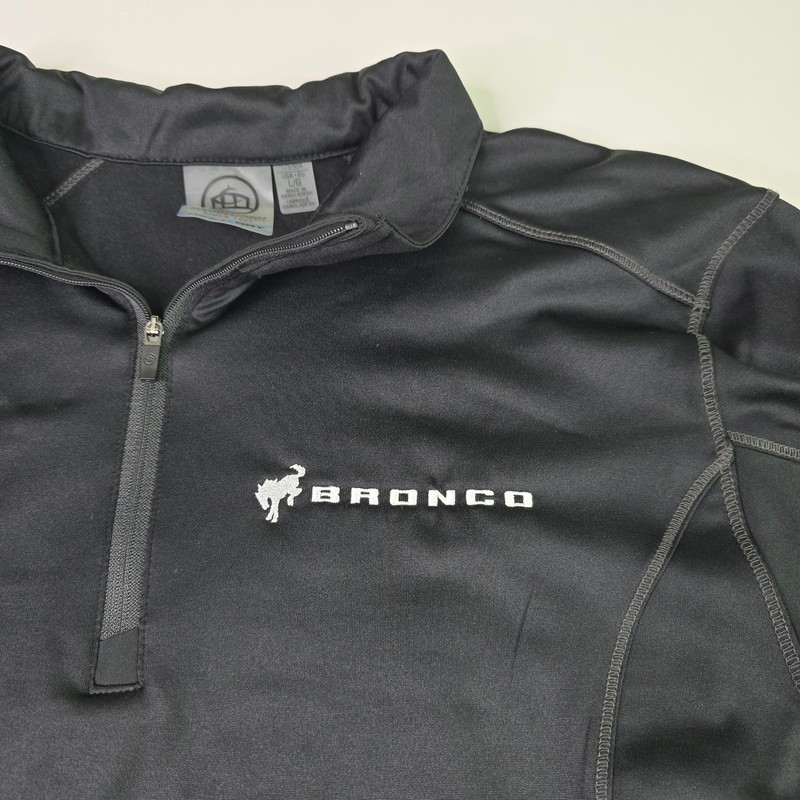Stormtech Performance Ford Bronco Mens Black H2X Dry Quarter Zip Pullover Large gallery
