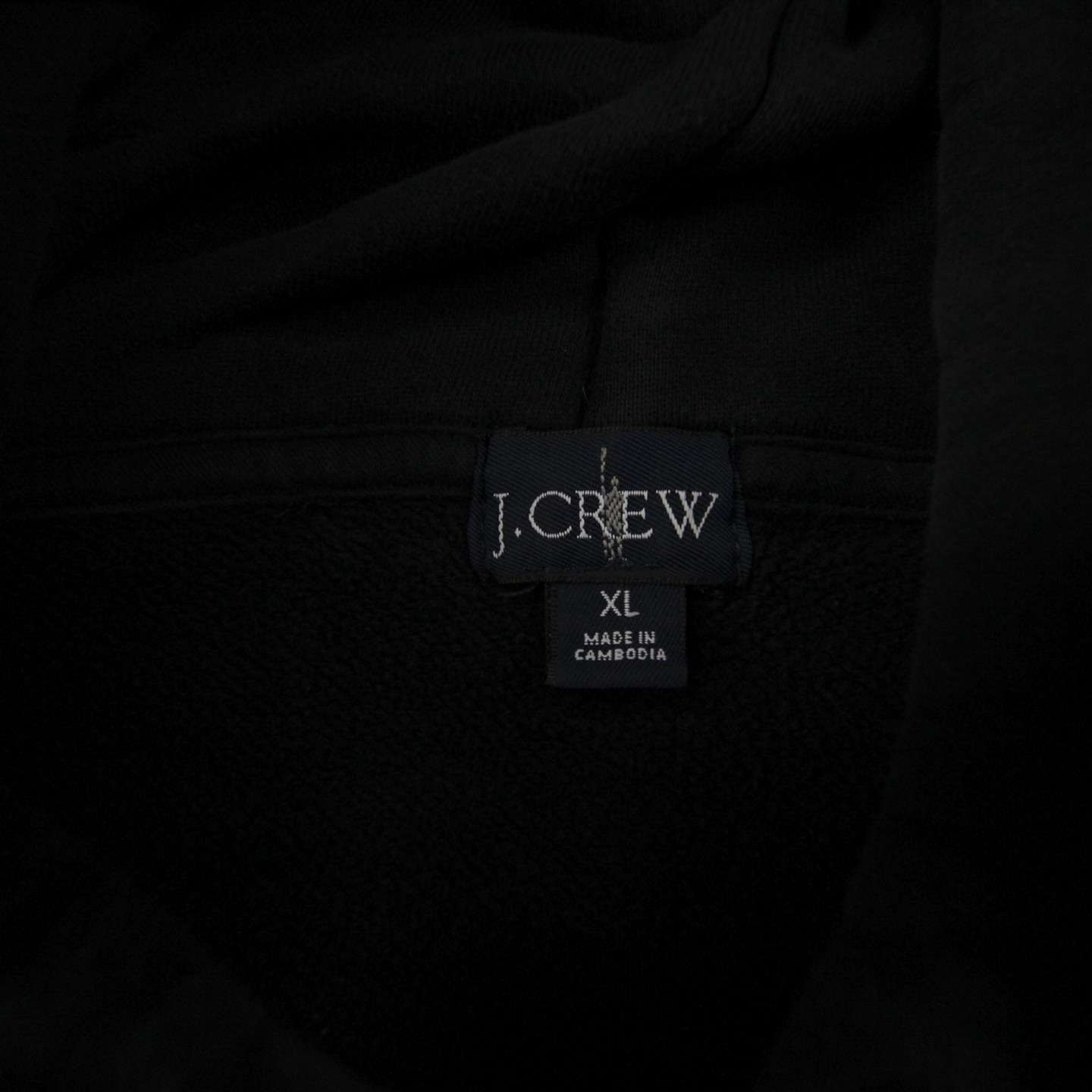 J. Crew Sweatshirt Men's Black Used XL gallery