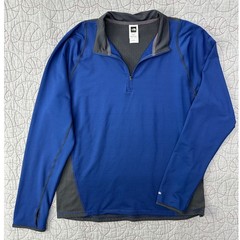 The North Face 1/4 Zip Pullover Blue Flight Series VaporWick / Mens XL