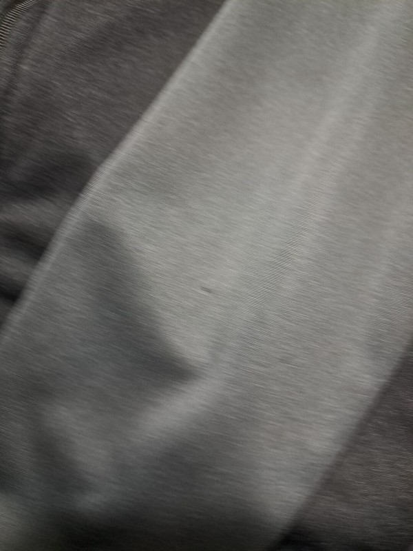 NIKE Dri Fit Full Zip Athletic Light Weight Shirt Pockets Black Grey Mens Small gallery