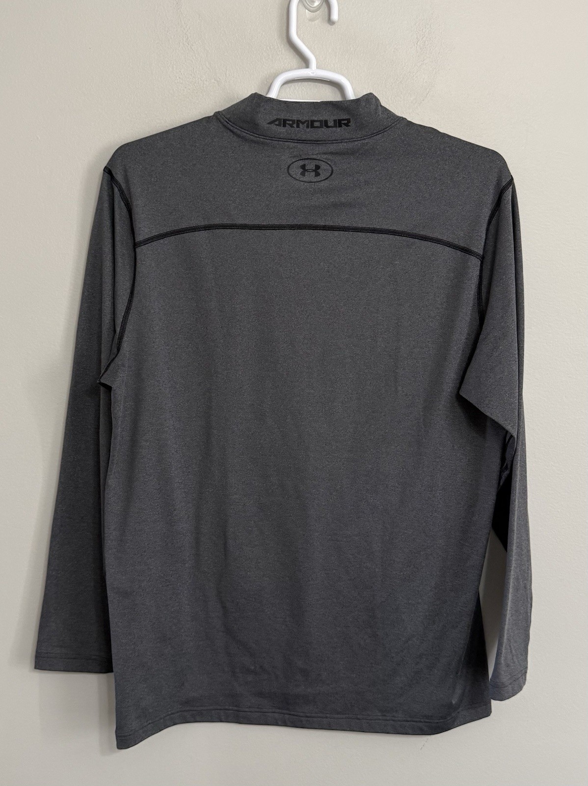 Under Armour Men's 3XL Gray Coldgear Fleece Compression Shirt Long Sleeve gallery