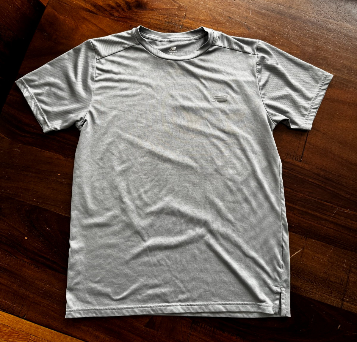 New Balance Men's Athletic Dry Tee - Size Small - Gray gallery