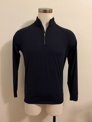 Holderness & Bourne Westland Lightweight Quarter-Zip Pullover Black (size: S)