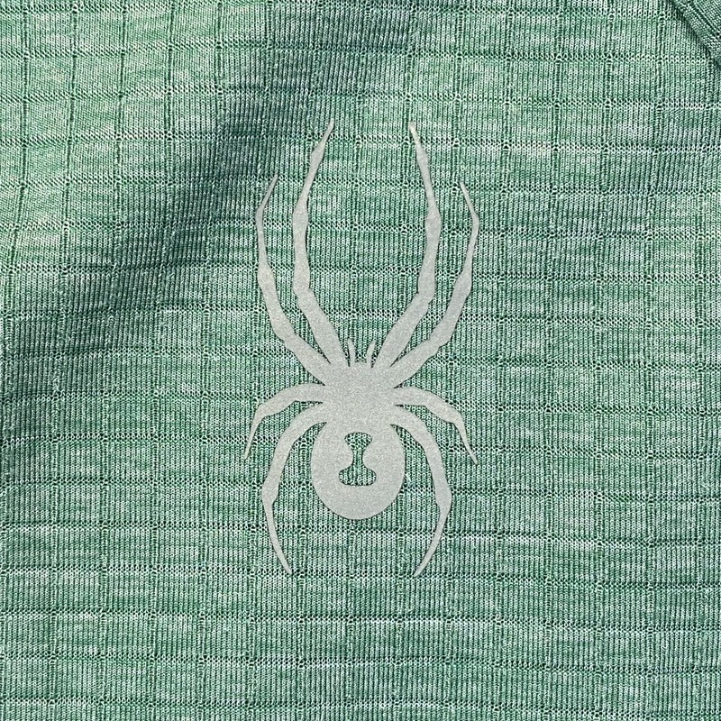 Spyder Active Quarter Zip Pullover Mens Large Green ProWB Stretch Athletic Top gallery