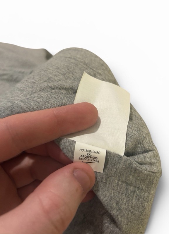 Nike x Fear of God Jacket Mens 2XL Grey Oversized Warmup Pullover AR0629-063 gallery