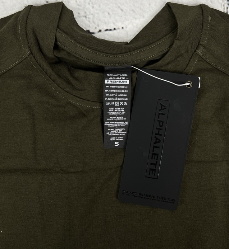 Alphalete Men's Premium Stepped Hem Tank - Espresso, Size Small (S) - NEW gallery