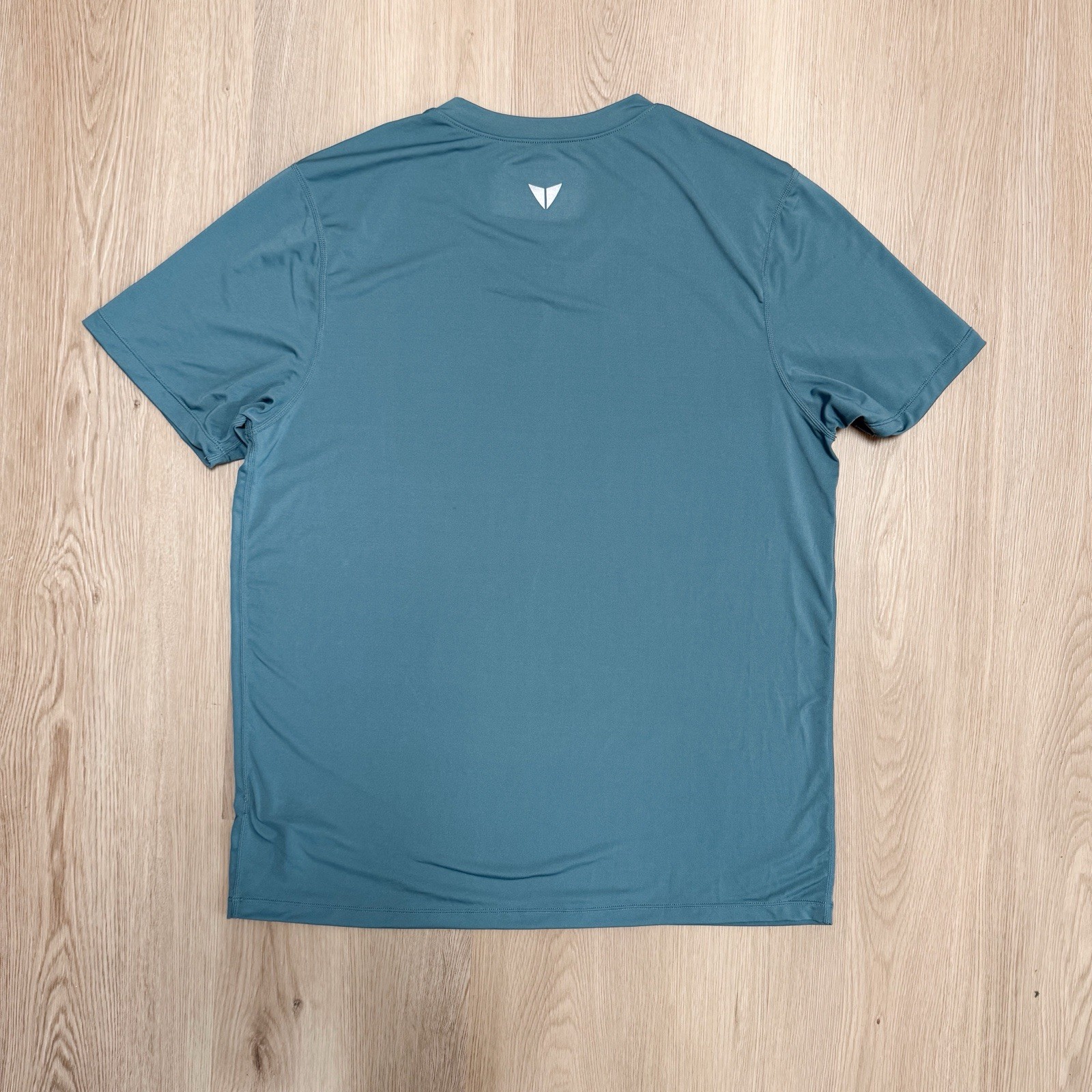 Korsa Roadrunner Blue V Neck Short Sleeve All Day Running Technical Shirt Large gallery