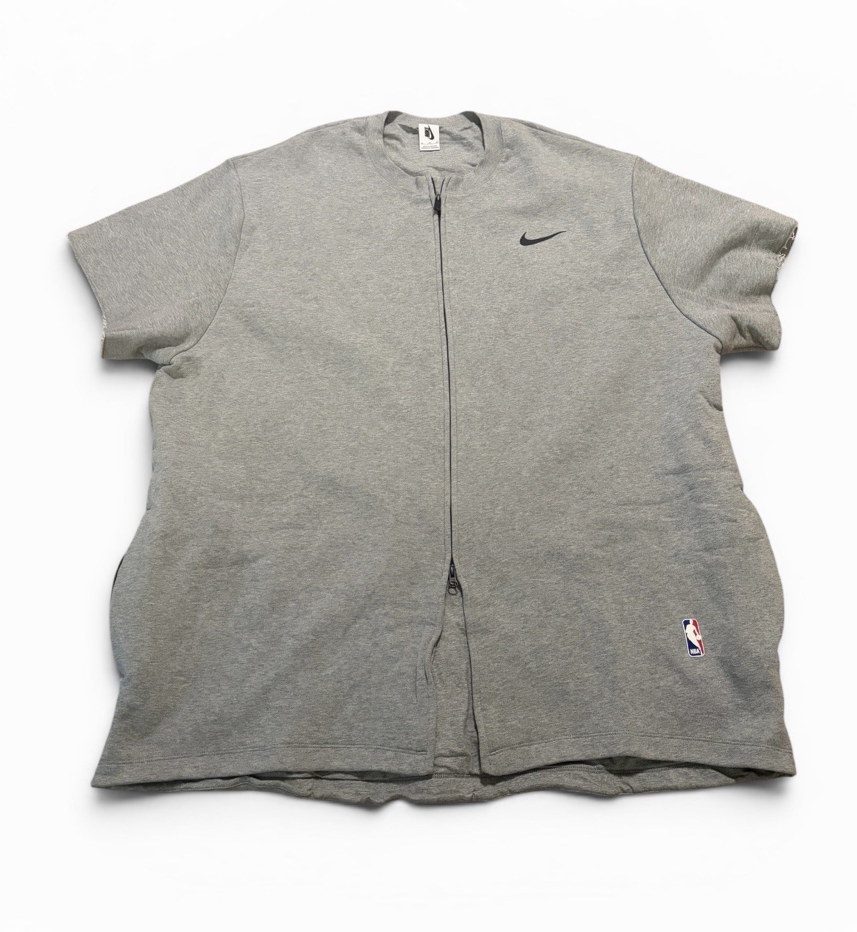 Nike x Fear of God Jacket Mens 2XL Grey Oversized Warmup Pullover AR0629-063 gallery