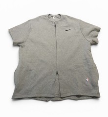 Nike x Fear of God Jacket Mens 2XL Grey Oversized Warmup Pullover AR0629-063