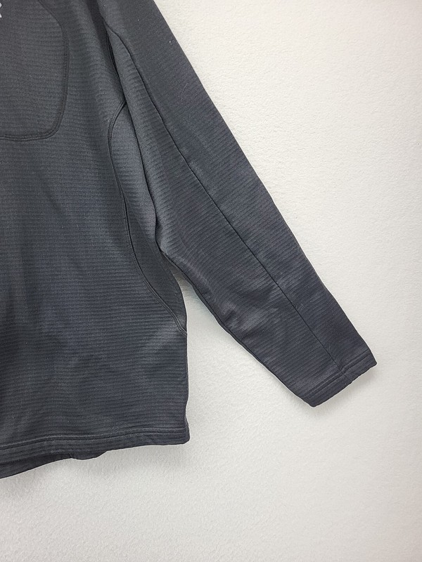 Under Armour Mens Activewear Shirt Large L Black Coldgear 1/3 Zip Pullover Top gallery