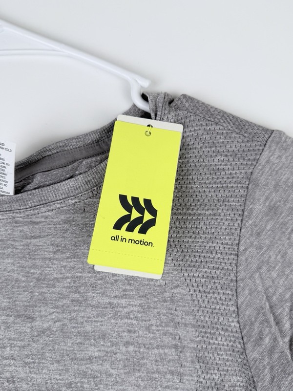 All in Motion Men's Long Sleeve Seamless T-Shirt Heather Gray Size MEDIUM gallery