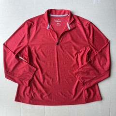 Tommy Bahama Island Zone Pullover Mens Small Palm Coast 1/2 Zip Pink Plumeria M