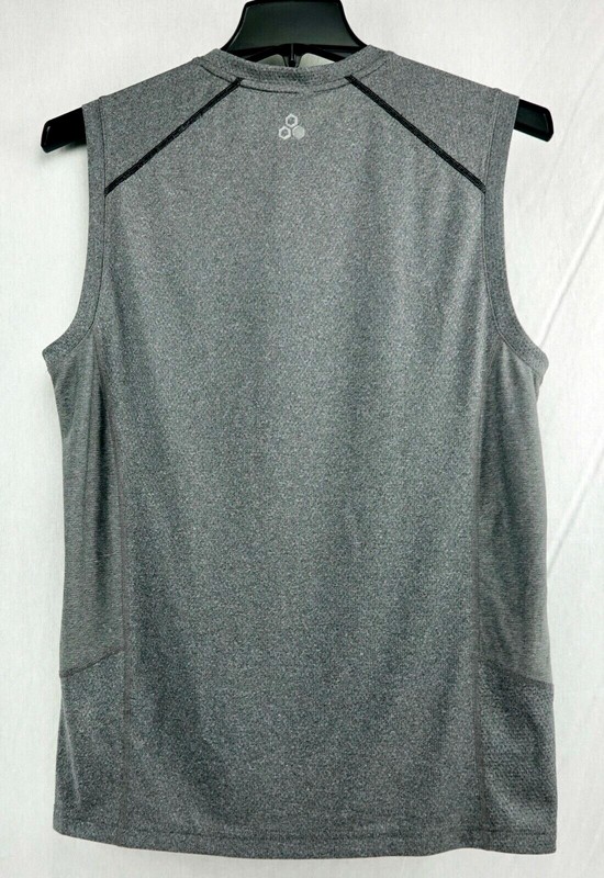 Tek Gear Dry-Tek Basketball Top Mens Size S Sleeveless Shirt Gray Polyester gallery