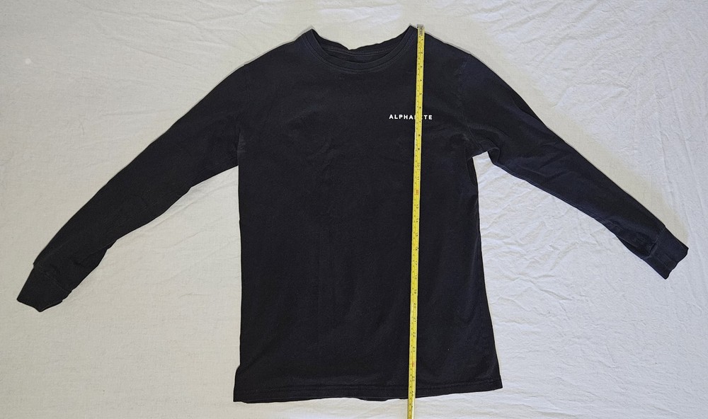 Alphalete Mens Black Performance Fit Long Sleeve Shirt S- See Description