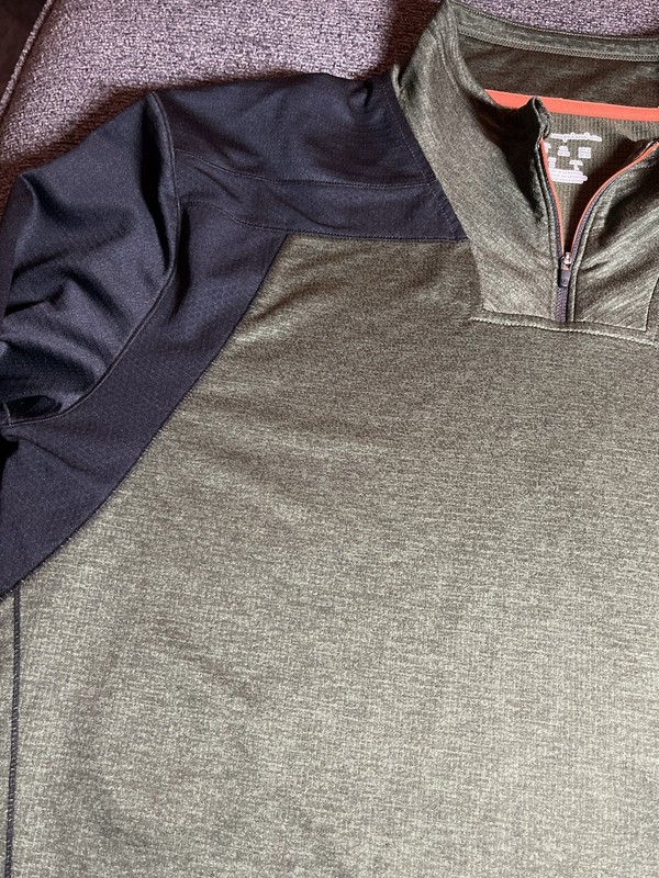 Champion Elite 1/4 Zip Pullover Green And Black Men’s Size M gallery