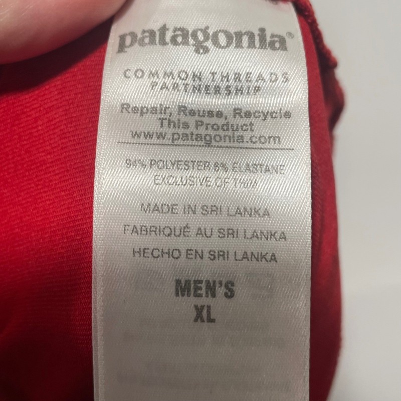 Patagonia Capilene Baselayer T Shirt Red XL Mens Everyday Performance gallery