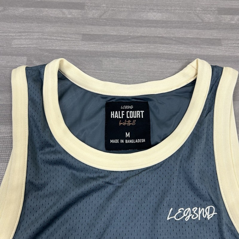 Legend Half-Court Basketball Mesh Jersey Mens Size Medium Atlantic Sea Agave $48 gallery