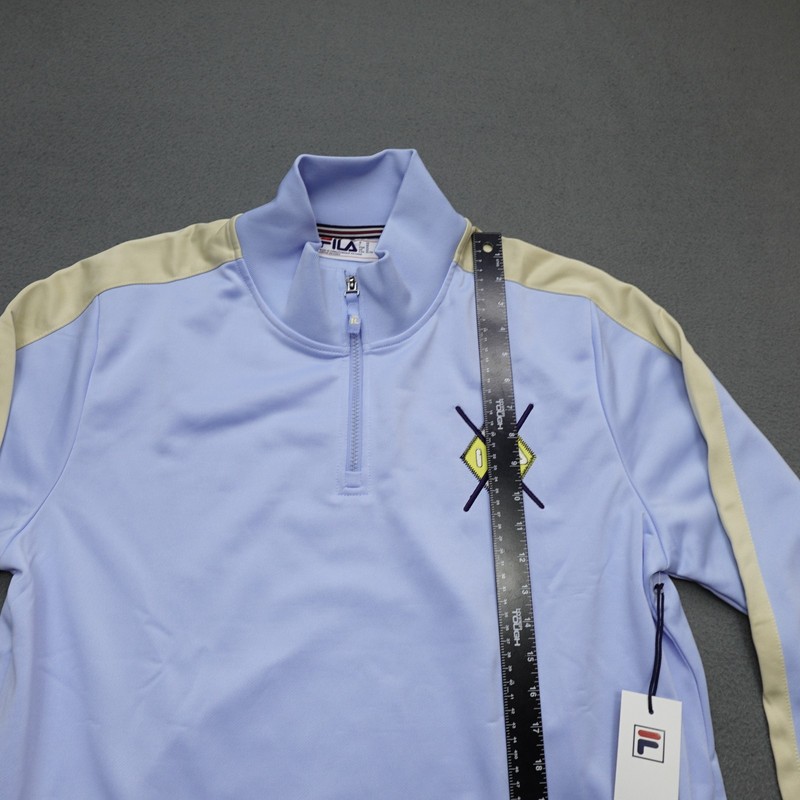 NWT Fila Costa Performance 1/2 Zip Sweater Men's Size XL Long Sleeve Blue gallery